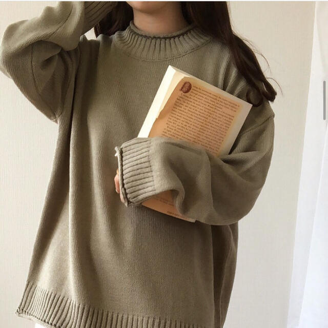 lawgy roll knit レディースのトップス(ニット/セーター)の商品写真