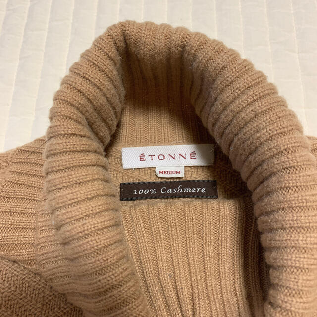 数回着用美品！カシミヤ100%ニット【ETONNE エトネ　長袖タートルニット】 メンズのトップス(ニット/セーター)の商品写真