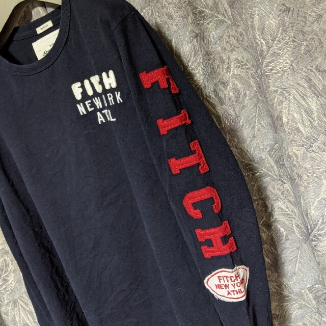 Abercrombie&Fitch A＆FITCH NYロゴ 長袖Tシャツ M