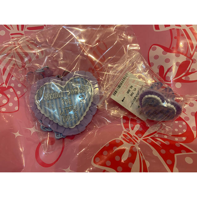 Angelic Pretty(アンジェリックプリティー)の Angelic pretty MELODY TOYSハートネックレス+リング レディースのアクセサリー(ネックレス)の商品写真