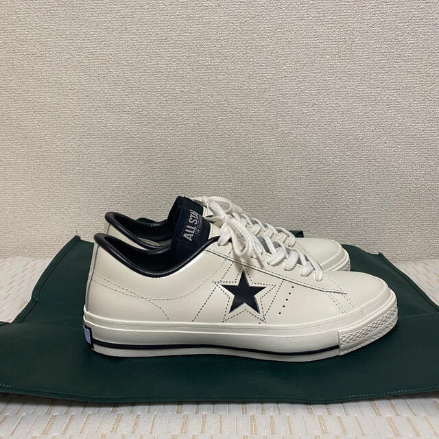 CONVERSE ONE STAR J WHITE BLACK 25.0cmONESTARJカラー