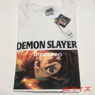 ジーユー(GU)の⚫️値下不可⚫️ GU×Demon Slayer レディース Tシャツ ホワイト(Tシャツ(半袖/袖なし))