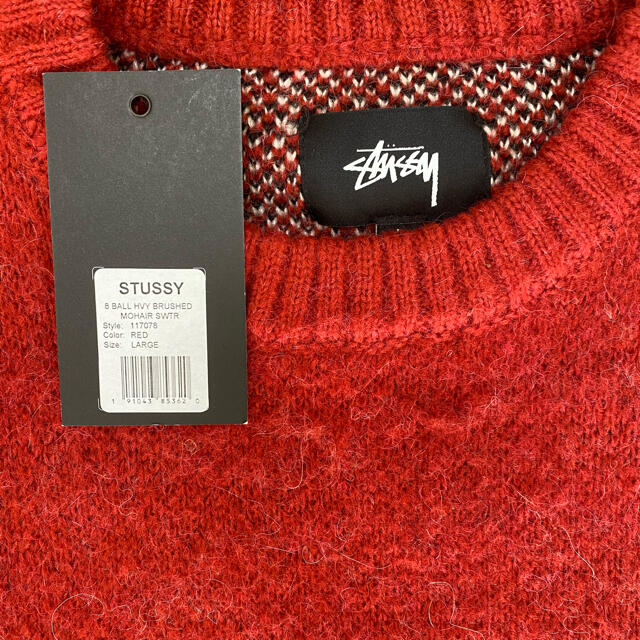 STUSSY(ステューシー)の即完　STUSSY / ステューシー　8 ボール　 モヘアセーター　L   メンズのトップス(ニット/セーター)の商品写真