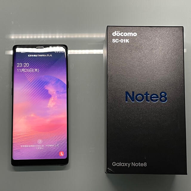 新品 Galaxy Note8 SC-01K Midnight Black-
