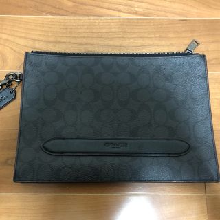 コーチ(COACH)のCOACH セカンドバッグ クラッチバッグ ブラック(セカンドバッグ/クラッチバッグ)