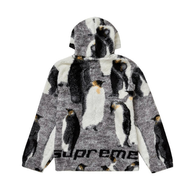 L Supreme Penguins Hooded Fleece Jacket