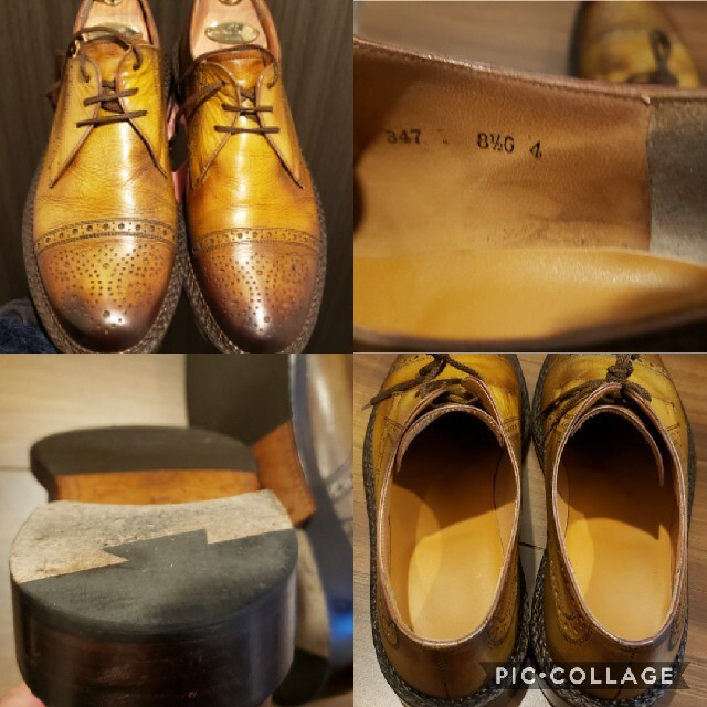 JOHN LOBB(ジョンロブ)の専用【貴重‼️✨】ハインリッヒディンケラッカー　アポロ期　8.5　8 1/2 メンズの靴/シューズ(ドレス/ビジネス)の商品写真