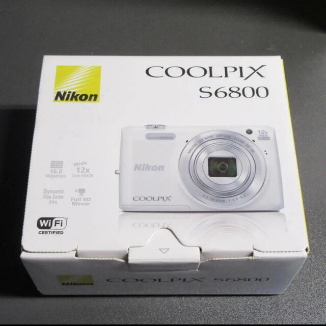 Nikon(ニコン)の未使用　Wi-Fi搭載　ニコン デジカメCOOLPIX　S6800 光学12倍 スマホ/家電/カメラのカメラ(コンパクトデジタルカメラ)の商品写真