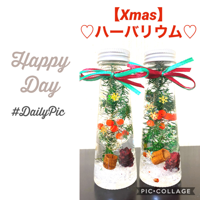 【Xmas】〜❄︎雪の結晶❄︎〜蓄光ホログラムinハーバリウム 2