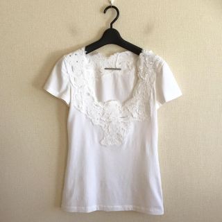 エルマンノシェルヴィーノ(ERMANNO SCHERVINO)のシェルヴィーノ♡エレガントTシャツ(カットソー(半袖/袖なし))