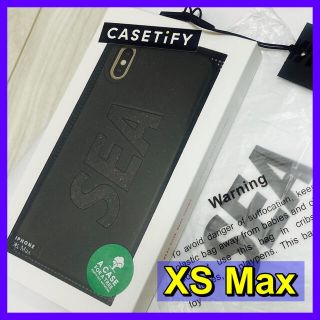 シー(SEA)のウィンダンシー　iPhone XS Max BLACK (CSTF-01-1)(iPhoneケース)