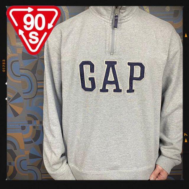 80s Old gap ハーフジップ　ビンテージ