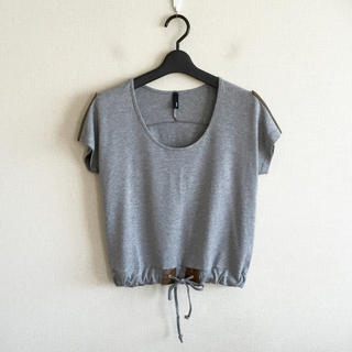 ステイプル(staple)のstaple♡グレーのデザインTシャツ(カットソー(半袖/袖なし))