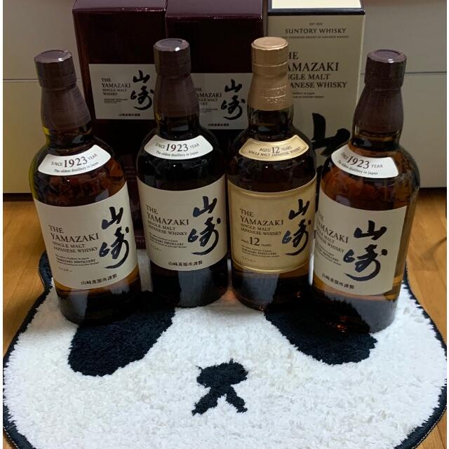 ウイスキー サントリー 山崎 12年 1本+ NV 3本 (本日限定出品