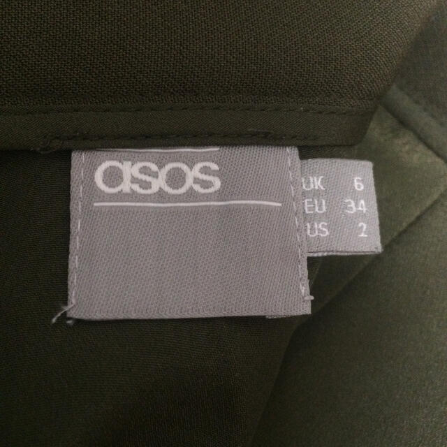 asos(エイソス)のASOS なみなみ裾 ミディスカート レディースのスカート(ひざ丈スカート)の商品写真