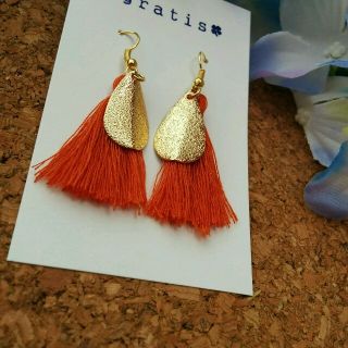 お洒落なフリンジピアス(ピアス)