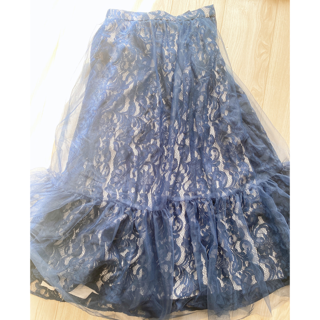 rienda(リエンダ)のティアードボリュームj/wsk レディースのスカート(ロングスカート)の商品写真