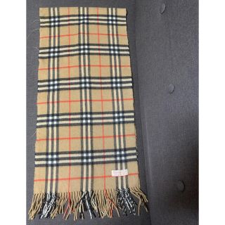 バーバリー(BURBERRY)のバーバリーピュアカシミアマフラー USED(マフラー/ショール)