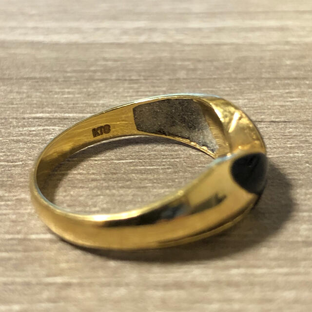 オニキス K18 リング 指輪