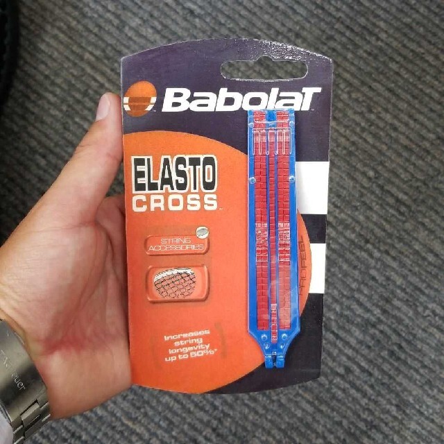 Babolat(バボラ)の残1個　新品　バボラ　エラストクロス　ガット切れ防止 スポーツ/アウトドアのテニス(その他)の商品写真