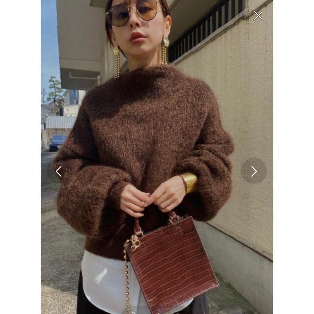 Ameri VINTAGE(アメリヴィンテージ)のMILD ROUND KNIT レディースのトップス(ニット/セーター)の商品写真