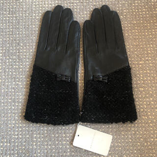 アンテプリマ(ANTEPRIMA)のアンテプリマ　革手袋　ブラック　20cm(手袋)