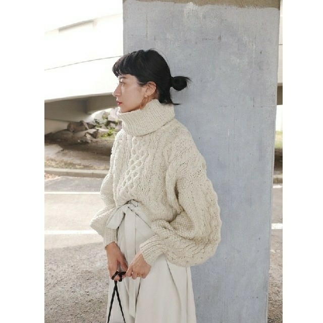 STUDIOUS(ステュディオス)の【新品】CLANE クラネ / WIDE TUCK LEATHER PANTS レディースのパンツ(その他)の商品写真