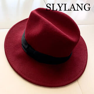 スライラング(SLY LANG)の新品★スライ ラング  SLYLANG★ウール★ハット★帽子(ハット)