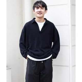 新品　COMOLI 21AW カシミヤスキッパーニット