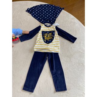 プチバトー(PETIT BATEAU)の専用　プチバトー　Noel ベロアボーダーパジャマ 4ans(パジャマ)