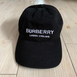 キャップ　ブラック　Burberry風デザイン(キャップ)