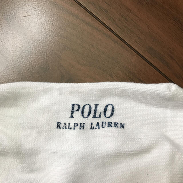 POLO RALPH LAUREN(ポロラルフローレン)のラルフローレン 靴下 ソックス　白 キッズ/ベビー/マタニティのこども用ファッション小物(靴下/タイツ)の商品写真