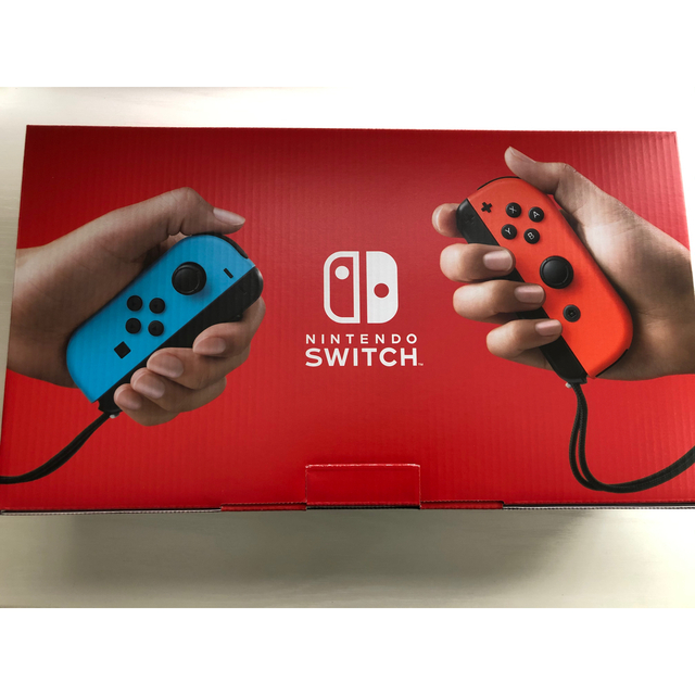 任天堂(ニンテンドウ)のNintendoSwitchJoy-Con(L) ネオンブルー ネオンレッド エンタメ/ホビーのゲームソフト/ゲーム機本体(家庭用ゲーム機本体)の商品写真