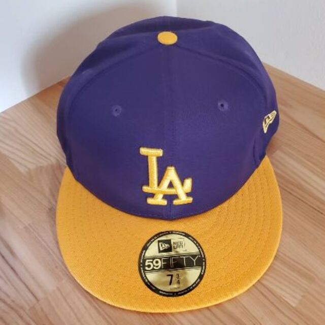 LOSANGELESNEW ERA ドジャース LAKERSカラー 7 3/4