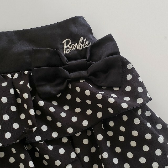 Barbie(バービー)の美品❗Barbieドットフリルスカート キッズ/ベビー/マタニティのキッズ服女の子用(90cm~)(スカート)の商品写真