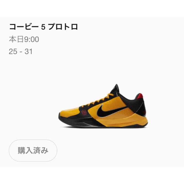 NIKE(ナイキ)の27cm 新品　NIKE ナイキ　コービー　プロトロ5 ブルースリー メンズの靴/シューズ(スニーカー)の商品写真