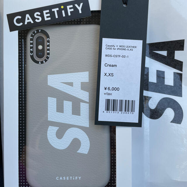 CASETiFY WIND AND SEA CREAM iPhone X,XS