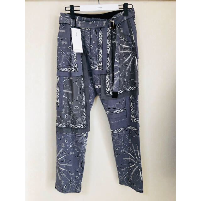 sacai - 新品 sacai × dr.woo bandana print pants 2の通販 by