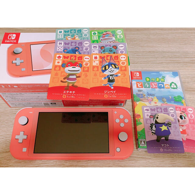 Nintendo Switch(ニンテンドースイッチ)のSwitch lite ＋ あつ森ソフト エンタメ/ホビーのゲームソフト/ゲーム機本体(携帯用ゲーム機本体)の商品写真