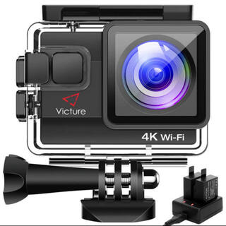 Vicrure 4Kアクションカメラ wifi搭載 2000万画素