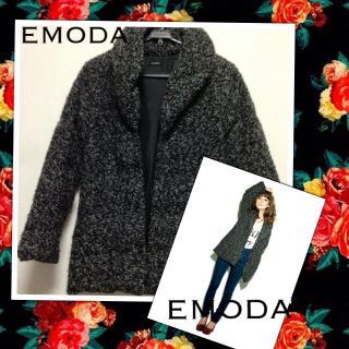 エモダ(EMODA)のEMODA☆完売ツィードロングダウン(ダウンジャケット)