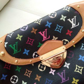 LOUIS VUITTON - ルイ・ヴィトン黒LOUIS VUITTONマルチカラー廃盤