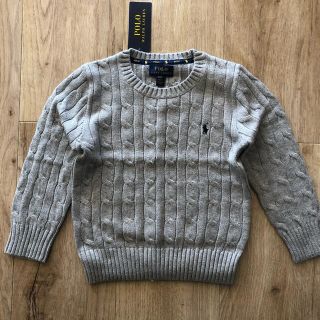 ラルフローレン(Ralph Lauren)のラルフローレン　キッズ　セーター　ニット　110 グレー(ニット)