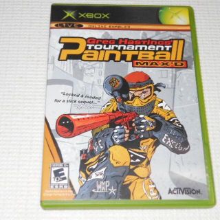 エックスボックス(Xbox)のxbox★GREG HASTINGS' TOURNAMENT PAINTBALL(家庭用ゲームソフト)