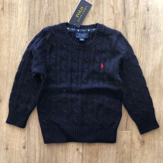 ラルフローレン(Ralph Lauren)のラルフローレン　キッズ　110 ネイビー　セーター　ニット(ニット)