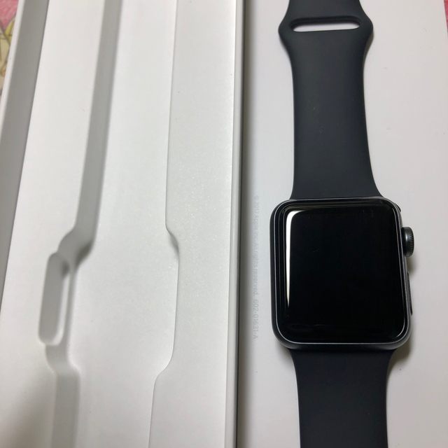 Apple Watch(アップルウォッチ)のアップルウォッチ　serias3 38mm メンズの時計(腕時計(デジタル))の商品写真