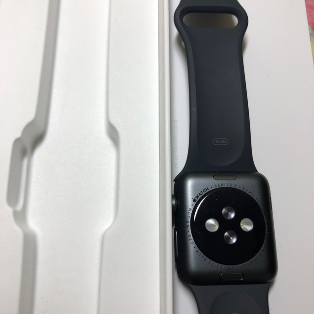 Apple Watch(アップルウォッチ)のアップルウォッチ　serias3 38mm メンズの時計(腕時計(デジタル))の商品写真