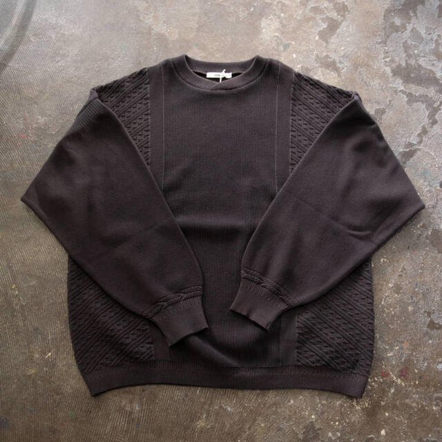 YASHIKI Reijitsu Knit ブラウン 3 20ss