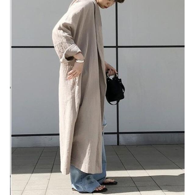 スノーブルー 新品☆18SS・AP STUDIO 製品染めガウンコート - 通販