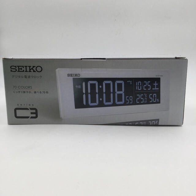 新品未使用 セイコー  クロックSEIKO デジタル電波時計 C3 DL305W